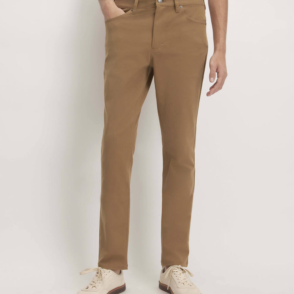 Everlane Men's Performance 5-Pocket Pant | Uniform in Yellow Orange, Size 28x34…